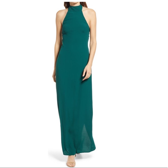 Reformation Filippa Green Halter Dress - Picture 15 of 15